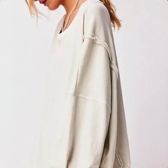 We The Free Camden Sweatshirt In Grey Opal - Picture 3 of 8